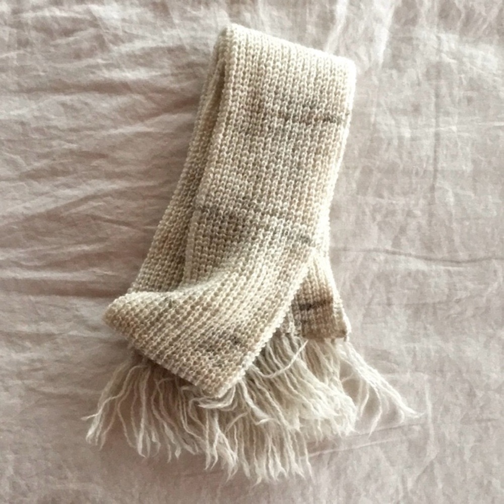 Vintage Pendleton 100% Wool Knit Scarf, Like New